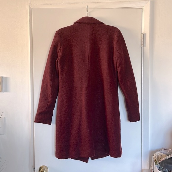 BB Dakota Long Zip Pea Coat - Picture 7 of 8